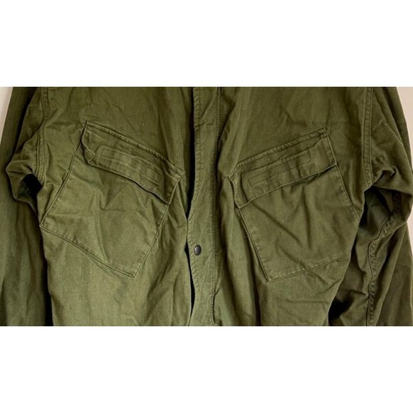 Vintage Army Military Chemical Warfare Cargo Jacket Protective Wear Size Medium - Picture 3 of 6